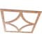 Ekena Millwork Statesman Wood Fretwork Pierced Ceiling Medallion, Cherry, 18"OD x 11 1/2"ID x 1/4"T CMWP18X18X0250STCH - alternate 5